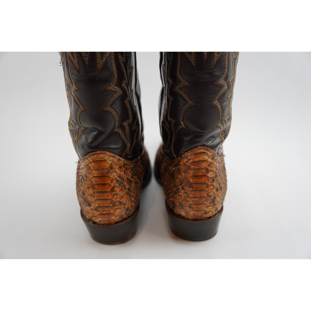 J.B. Dillon Reserve JBR1003 Brown Python Cowboy B… - image 10